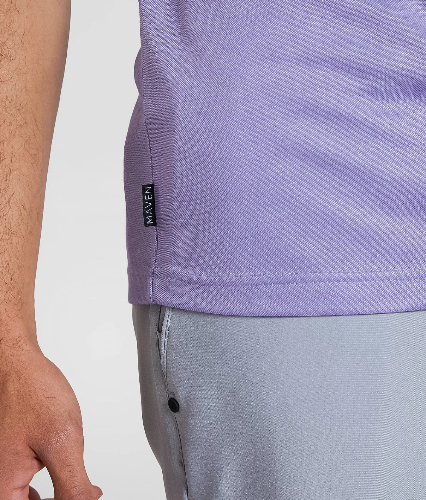 Maven Co-op Essential Course Performance Polo Purple Clearance