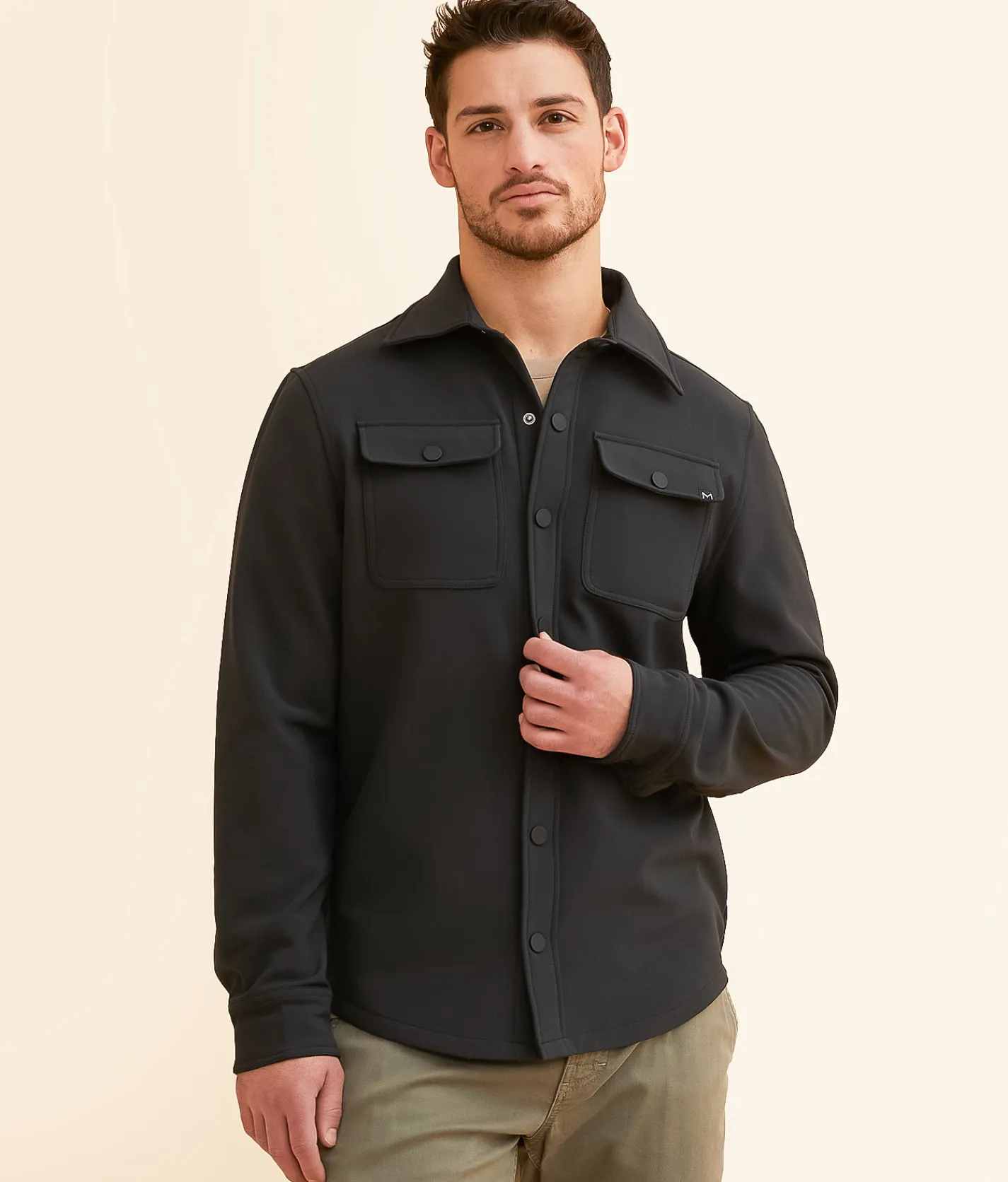Coats & Jackets | Maven Co-op Essential Performance Shacket Black