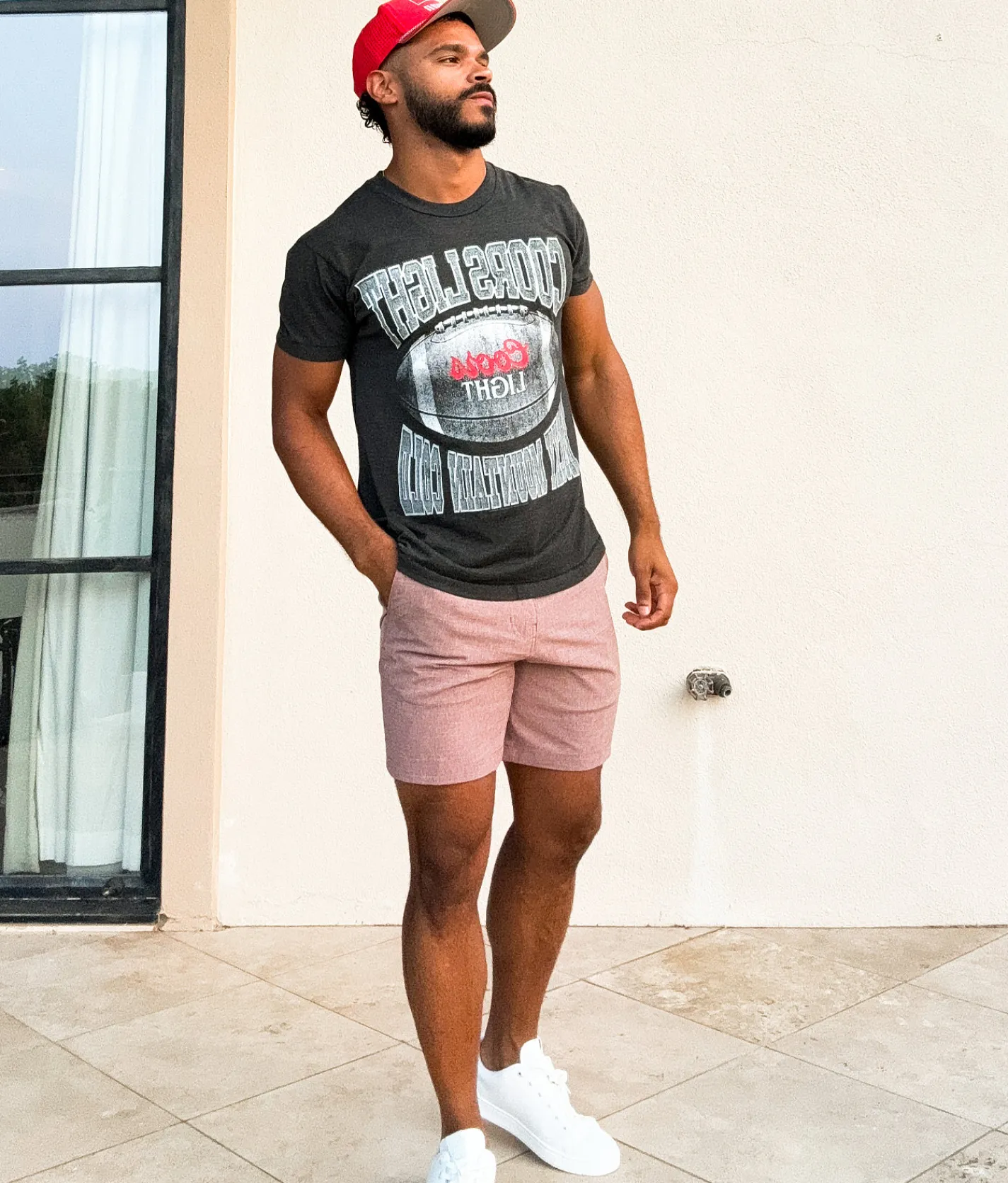 Maven Co-op Essential Performance Stretch Short Deep Red Sale