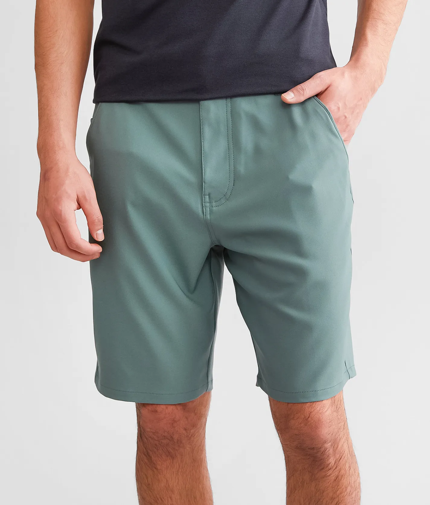 Maven Co-op Essential Performance Stretch Short Balsam Green Hot