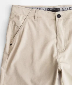 Bottoms|Shorts | Maven Co-op Essential Performance Stretch Short Island Fossil