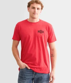 Graphic T-Shirts | Kimes Ranch Etching T-Shirt Red