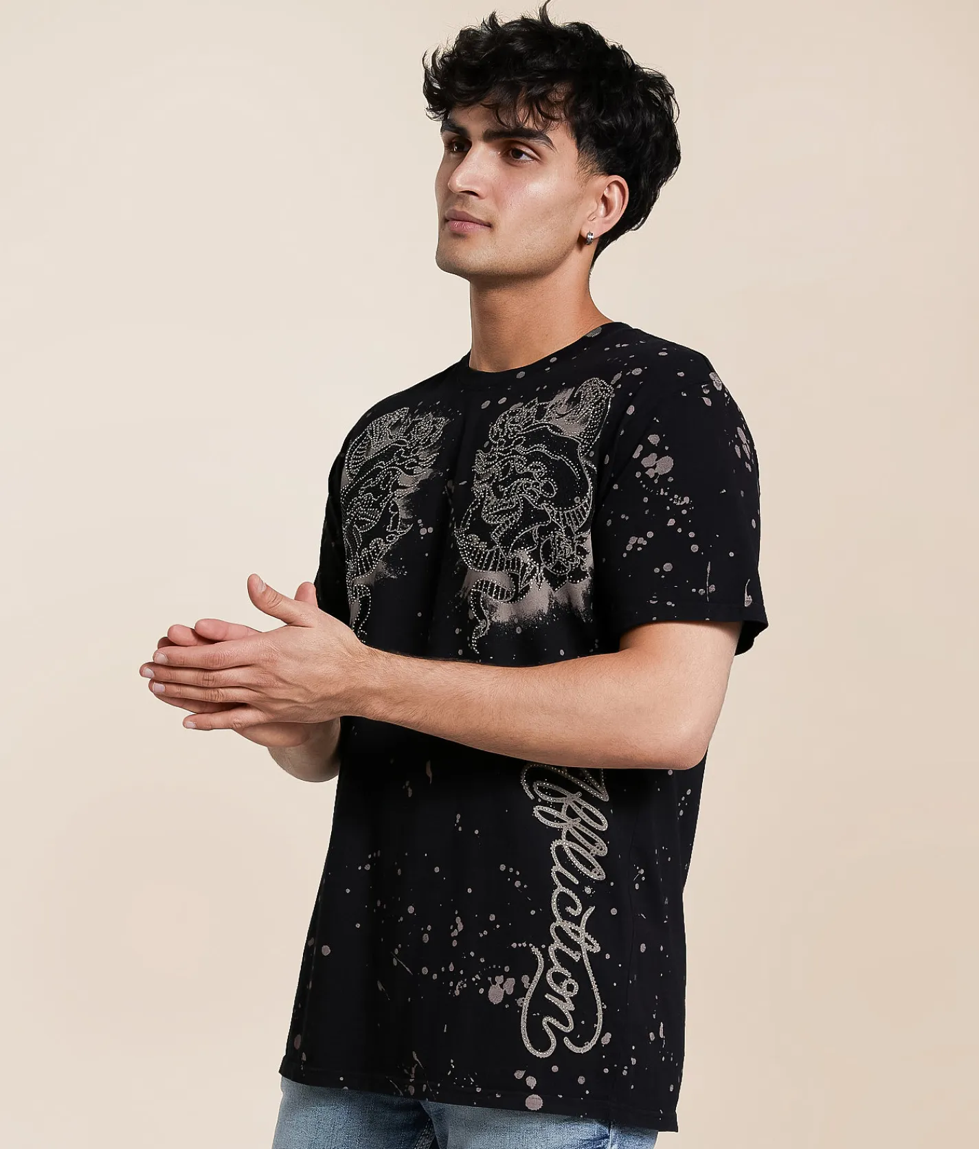 Affliction Eternal Wager T-Shirt Black Hot