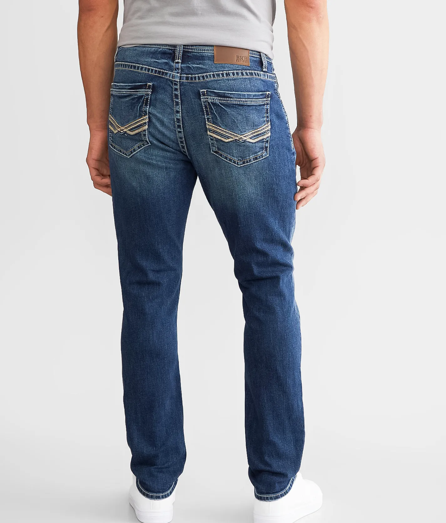 Bottoms | BKE Ethan Straight Stretch Jean Acorn
