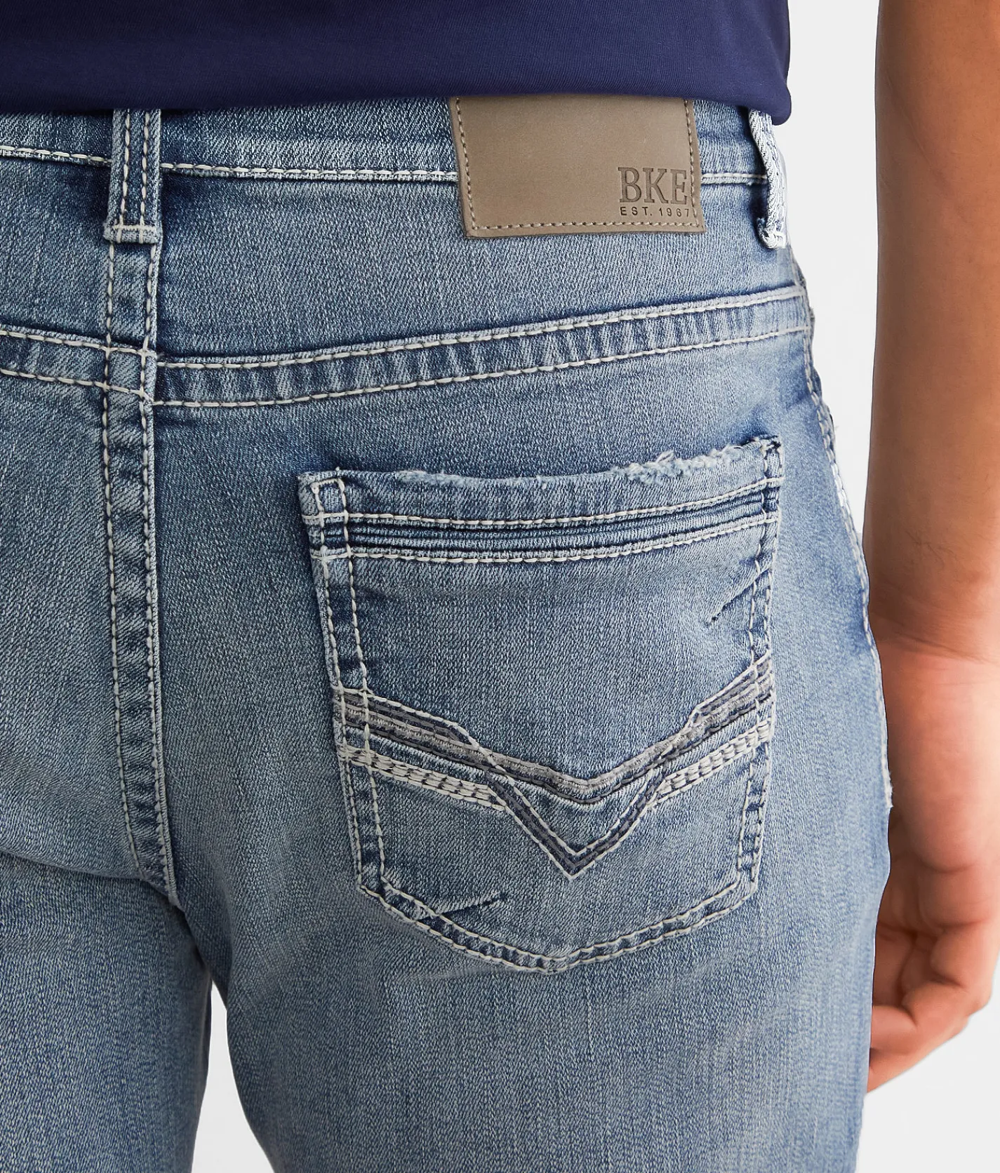 BKE Ethan Straight Stretch Jean Dredge Hot