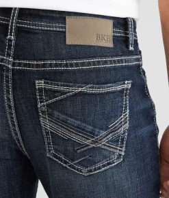 Sale Jeans|Bottoms | BKE Ethan Straight Stretch Jean Beacon