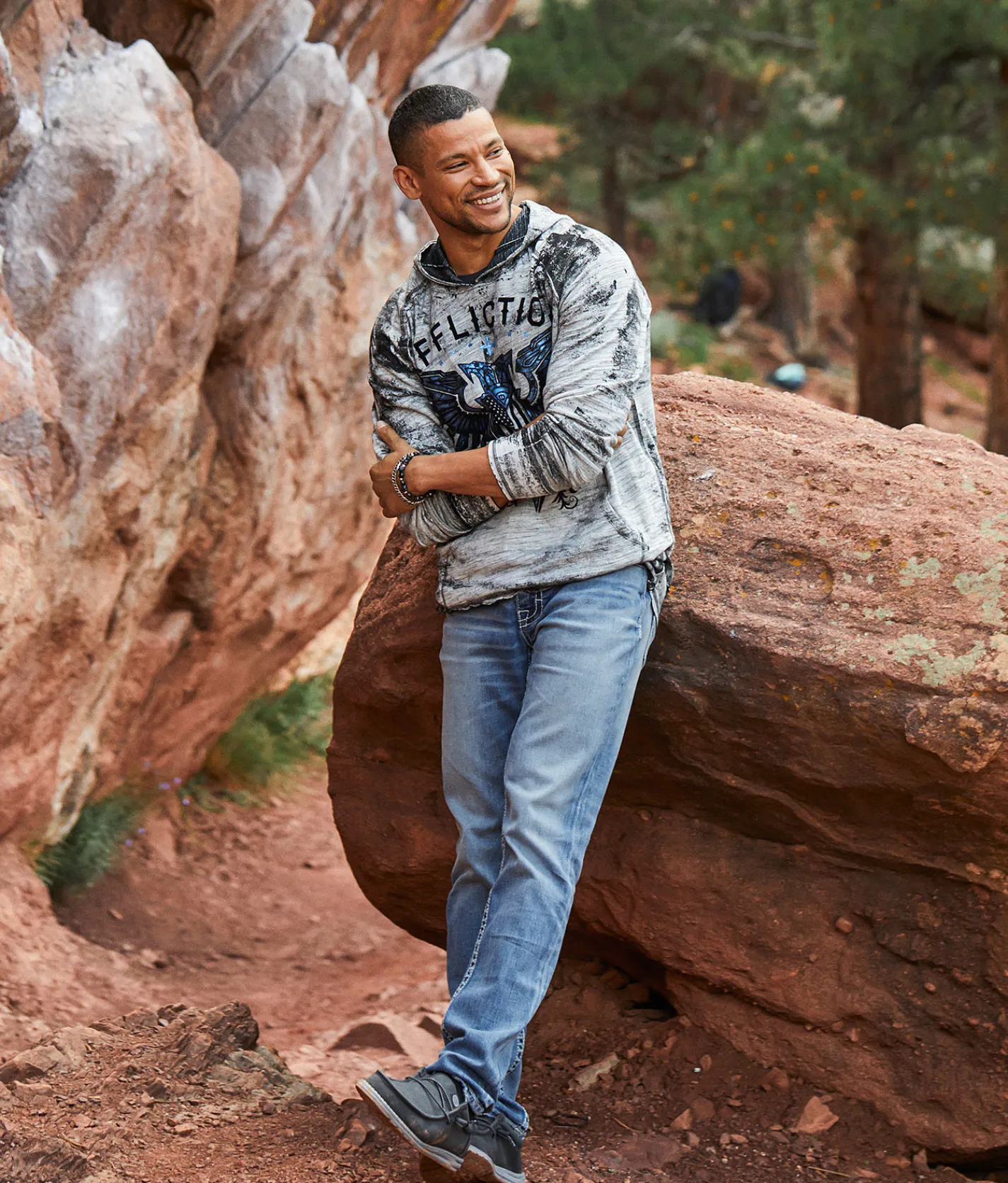 Bottoms|Jeans | BKE Ethan Straight Stretch Jean Dredge