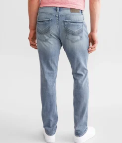 BKE Ethan Straight Stretch Jean Silver Best