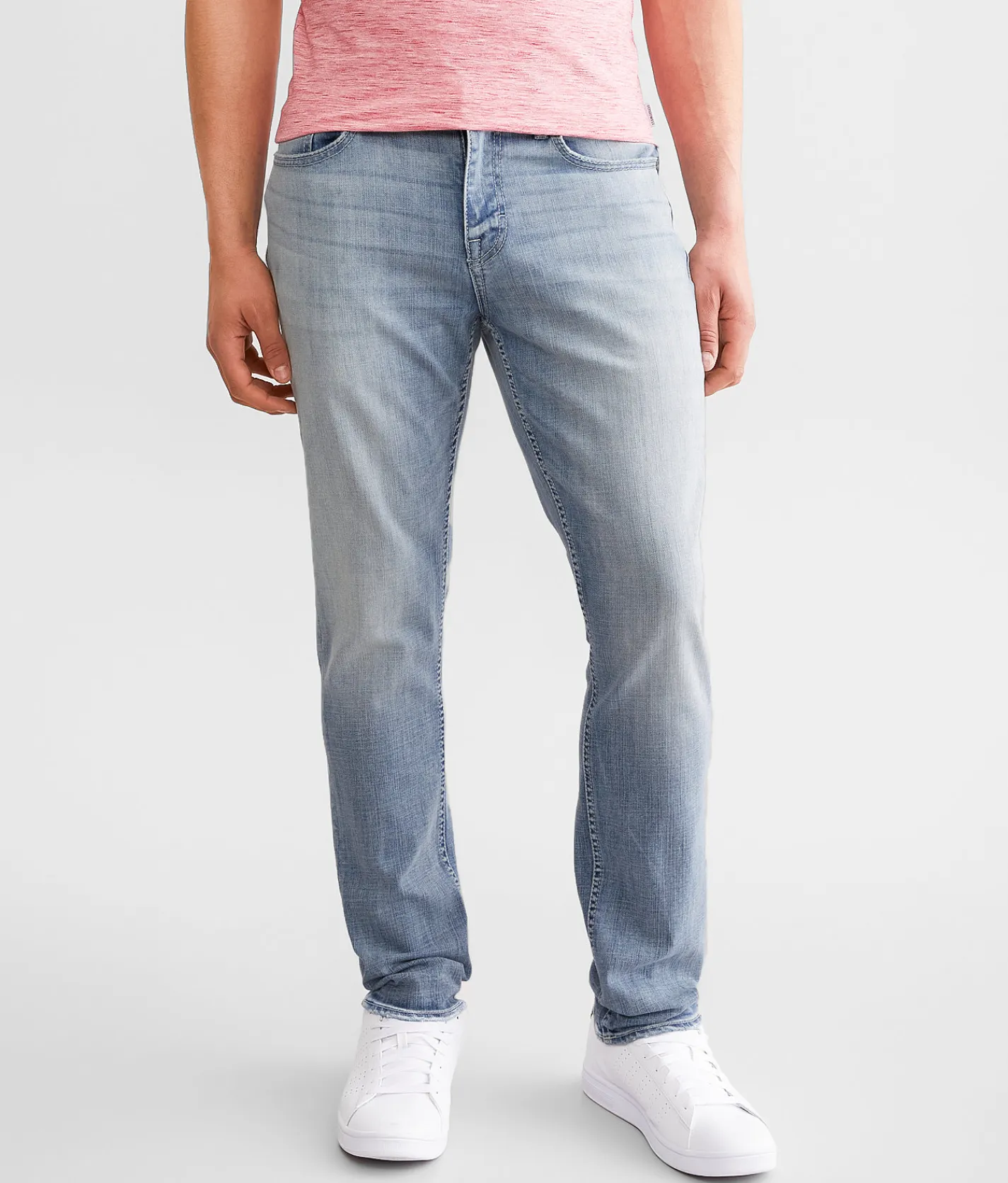 BKE Ethan Straight Stretch Jean Silver Best