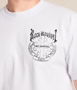 Rock Revival Ethan T-Shirt White New