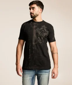 Tops|Graphic T-Shirts | Affliction Ethereal Empire T-Shirt Black