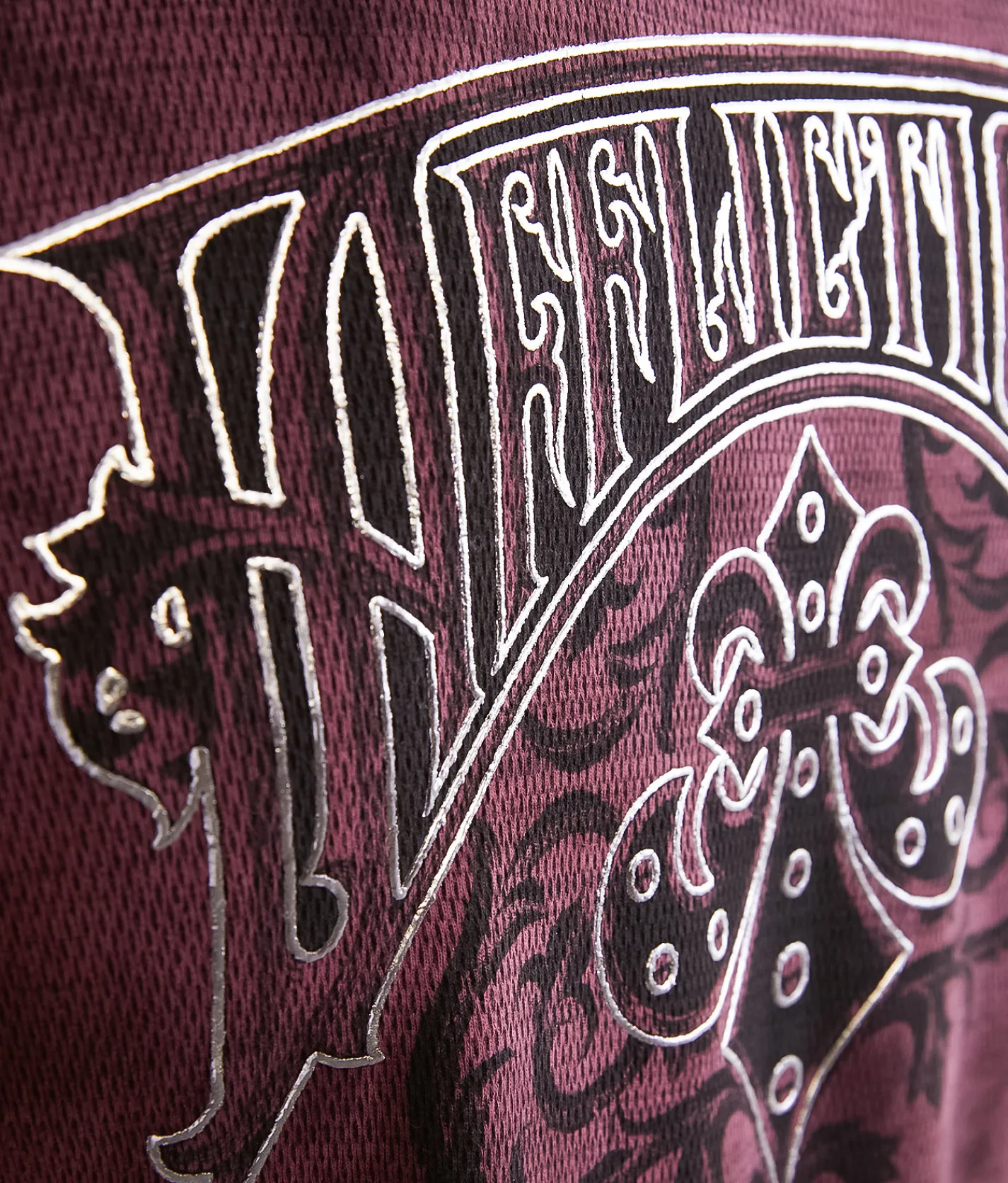 Affliction Ethereal Mist Reversible Thermal Raisin Crystal Wash Black Discount