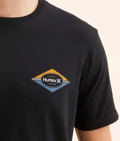 Graphic T-Shirts | Hurley Everday Divide T-Shirt Black
