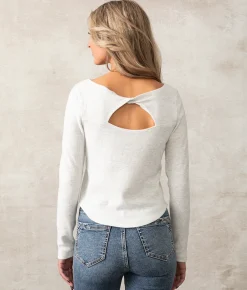 Tops | Buckle Black Everly Ribbed Top Frostbite