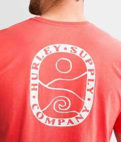 Graphic T-Shirts|Activewear | Hurley Everyday Element T-Shirt Tropical Mist Htr