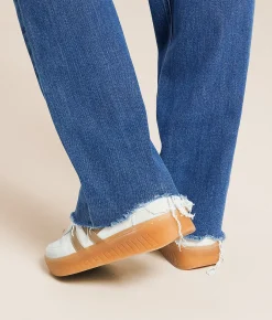 Jeans | VERVET by Flying Monkey Evie Mid-Rise Classic Straight Jean Blue Stream