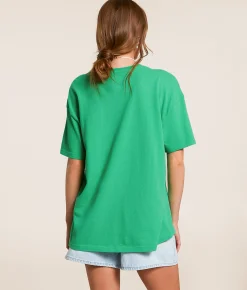 Tops | Hurley Ex Libris Oversized T-Shirt Island Green