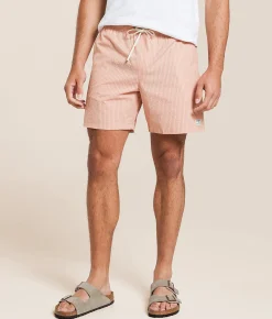 Bottoms|Shorts | RVCA Exotica Seersucker Short Light Khaki