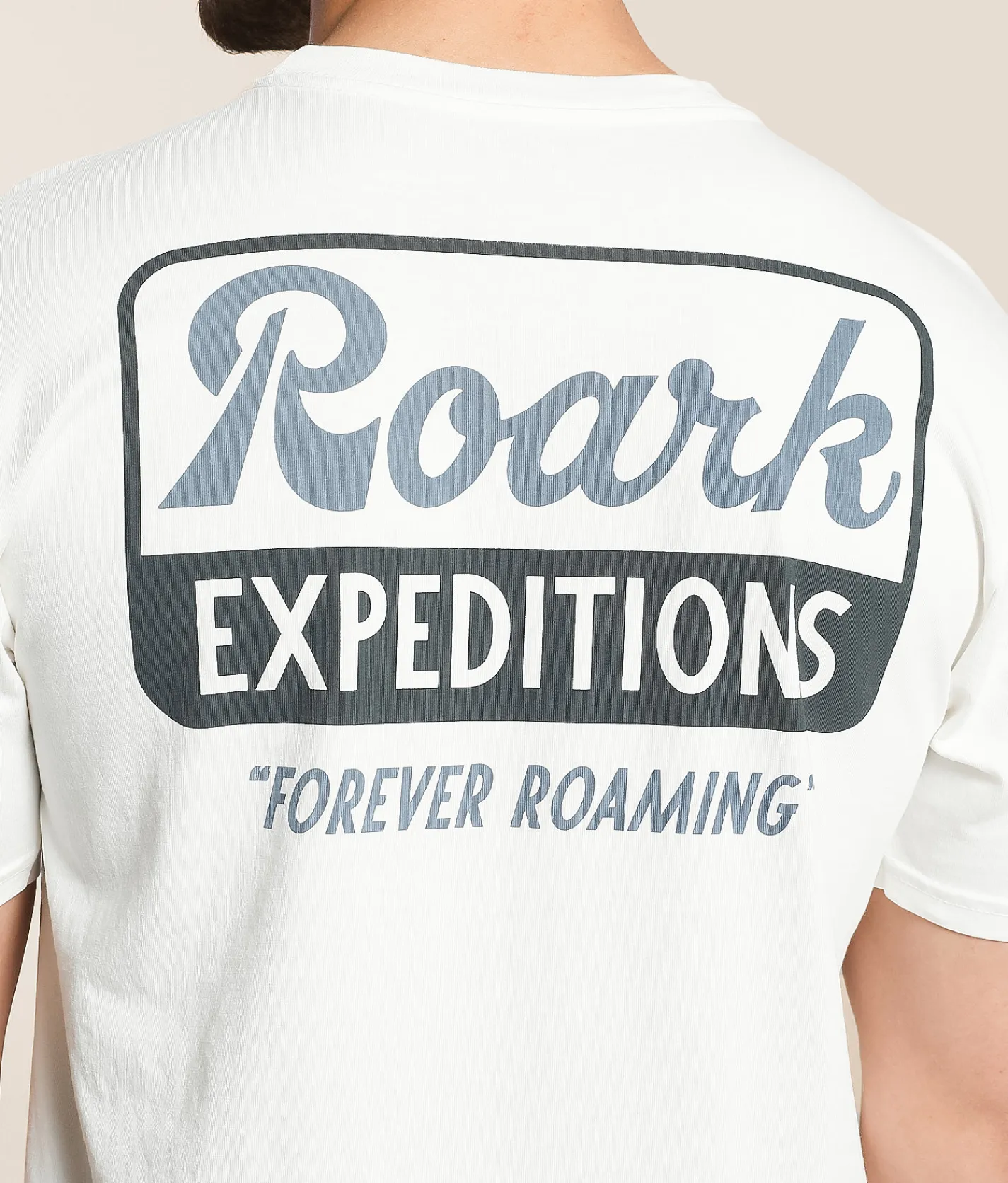 Graphic T-Shirts | Roark Expeditions Forever T-Shirt Off White
