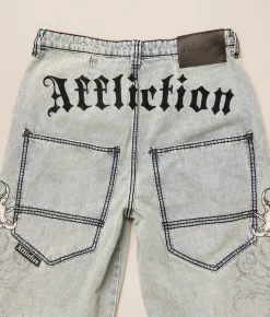 Affliction Extra Wide Leg Jean Orion Clearance