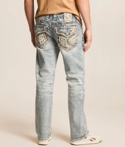 Rock Revival Eydan Straight Stretch Jean Eydan J203 Clearance