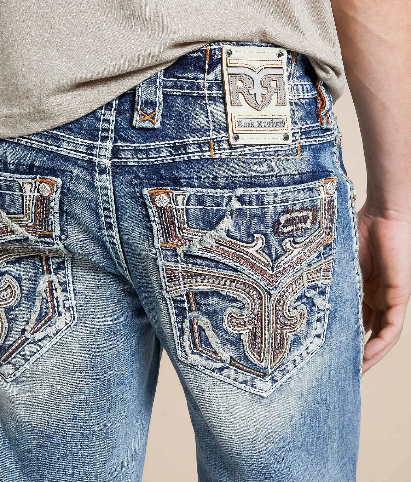 Bottoms|Shorts | Rock Revival Fabian 14" Stretch Short Fabian H203