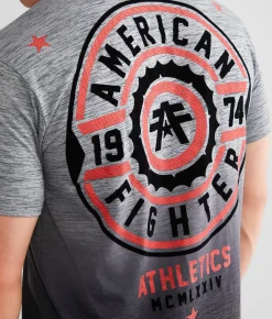 American Fighter Fair Grove T-Shirt Heather Grey Clearance