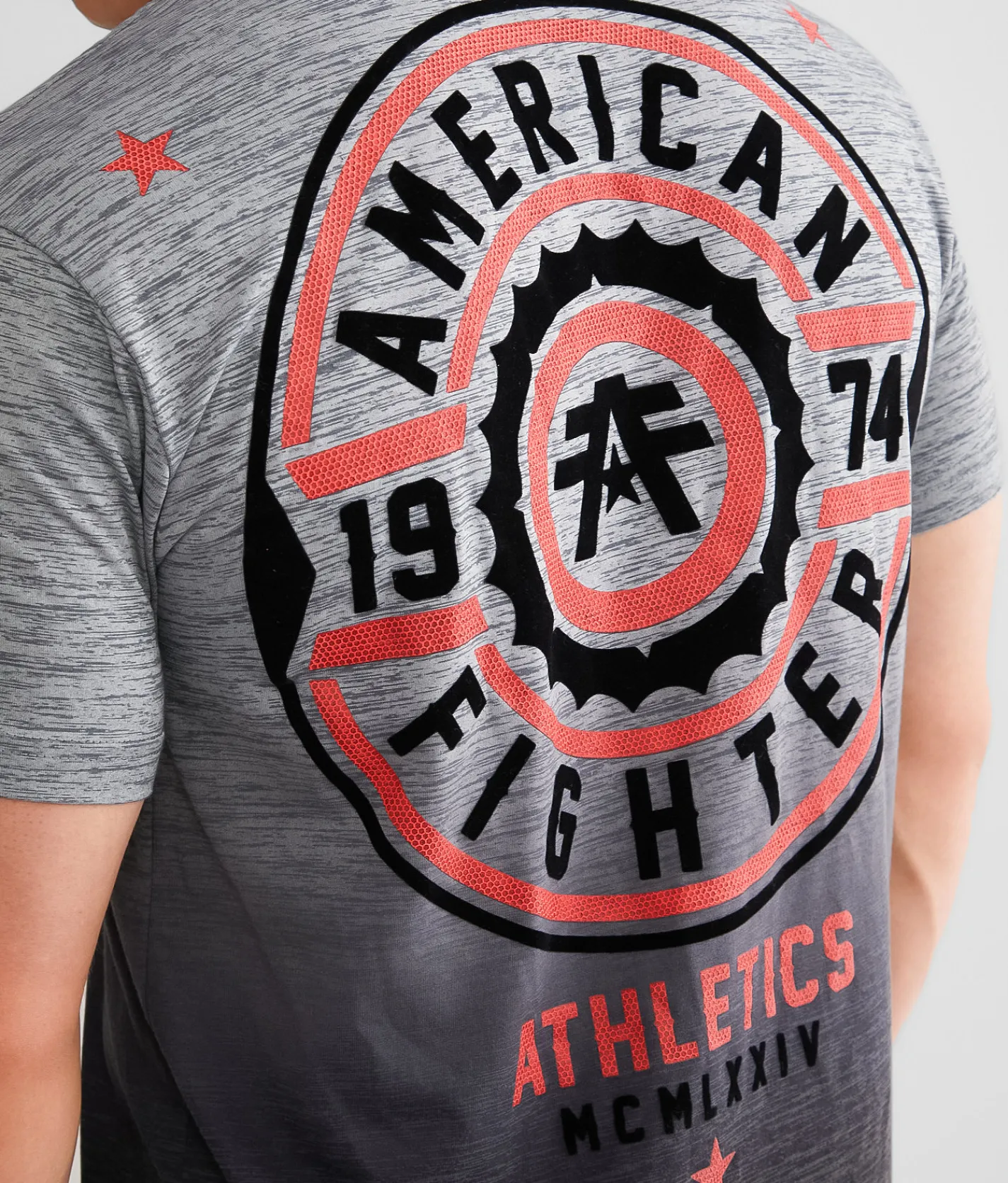 American Fighter Fair Grove T-Shirt Heather Grey Clearance