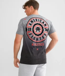 American Fighter Fair Grove T-Shirt Heather Grey Clearance
