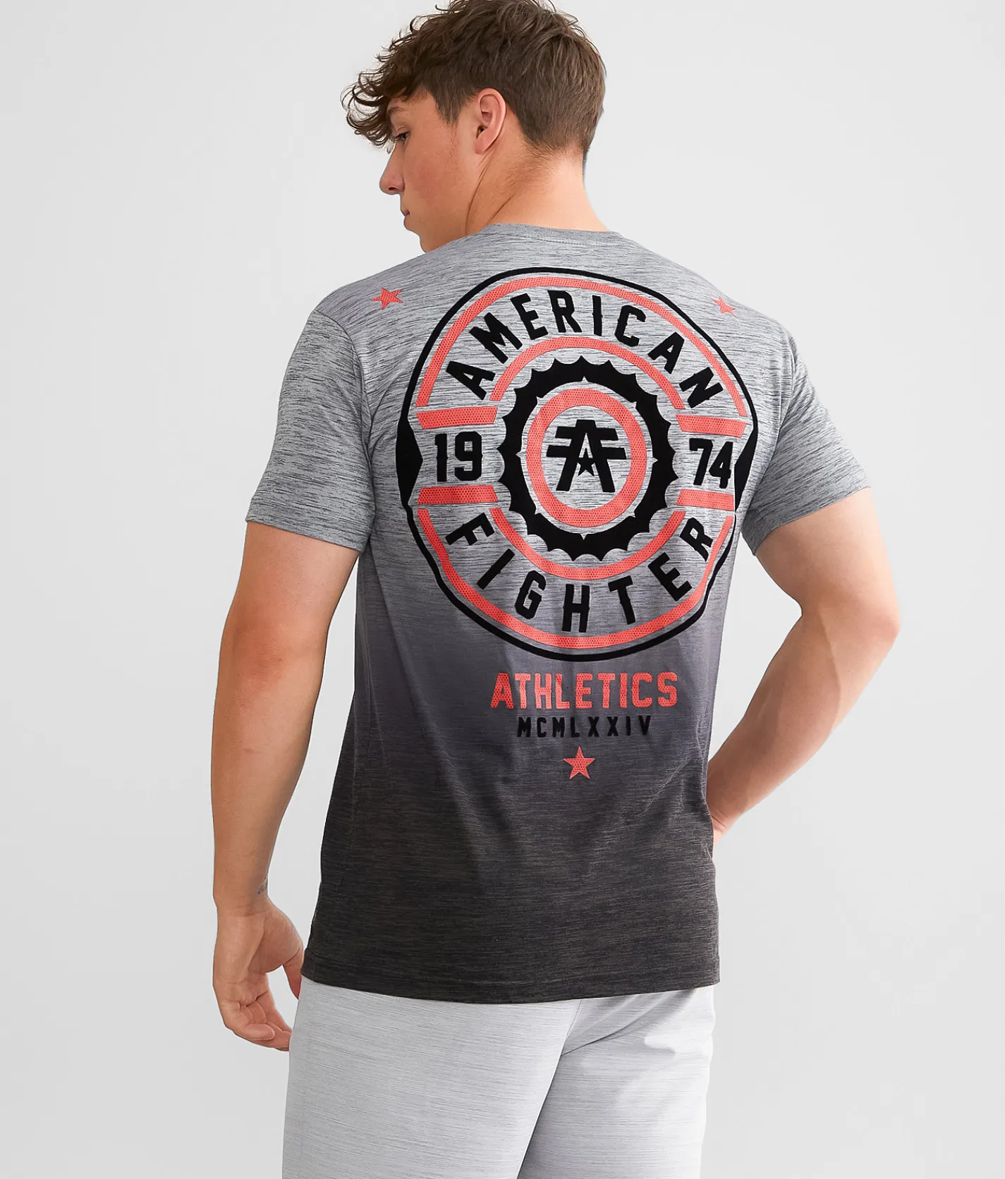 American Fighter Fair Grove T-Shirt Heather Grey Clearance