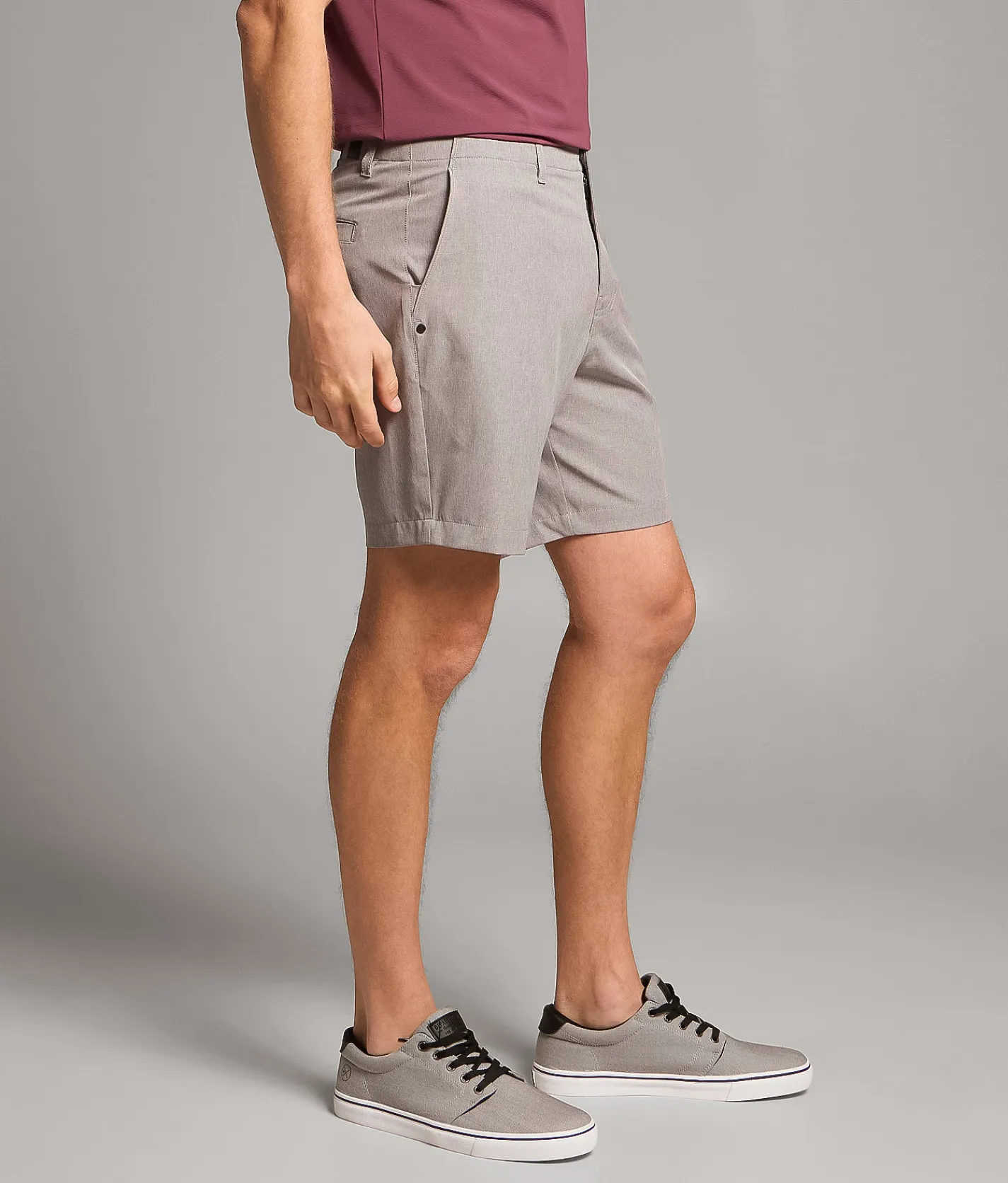 Bottoms|Shorts | Maven Co-op Fairway II Performance Stretch Short Medium Grey