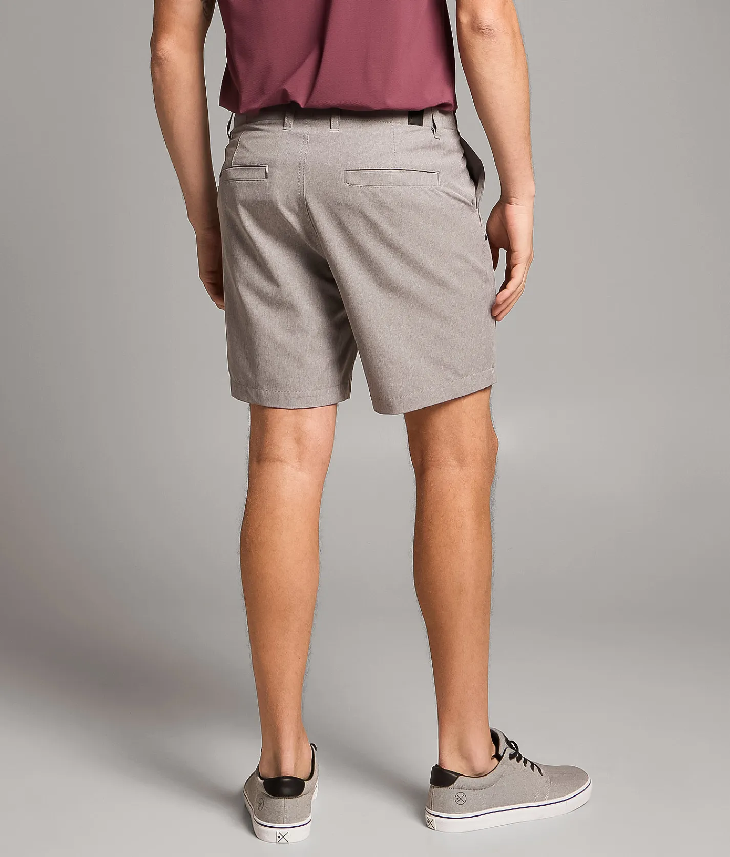 Bottoms|Shorts | Maven Co-op Fairway II Performance Stretch Short Medium Grey