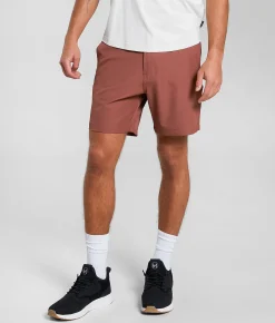 Bottoms|Activewear | Maven Co-op Fairway Performance Stretch Short Maroon