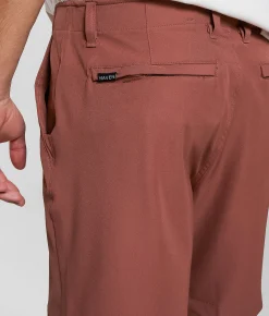 Bottoms|Activewear | Maven Co-op Fairway Performance Stretch Short Maroon
