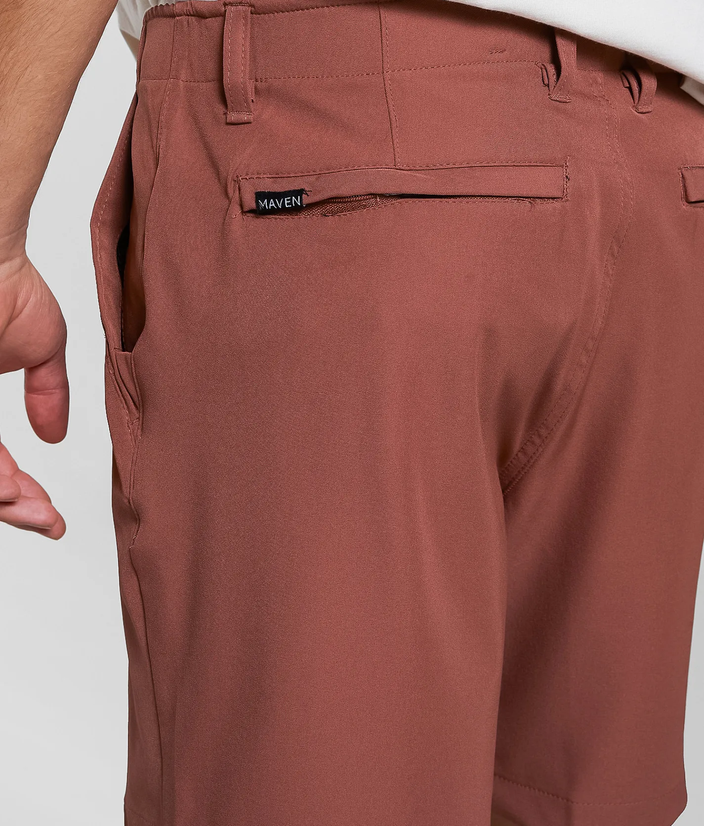 Bottoms|Activewear | Maven Co-op Fairway Performance Stretch Short Maroon