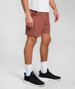 Bottoms|Activewear | Maven Co-op Fairway Performance Stretch Short Maroon