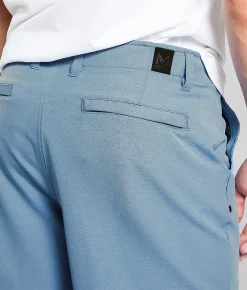 Bottoms|Activewear | Maven Co-op Fairway Performance Stretch Short Bright Blue