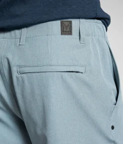 Maven Co-op Fairway Performance Stretch Short Blue Grass Clearance