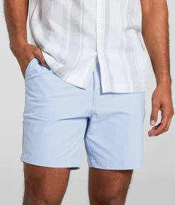 Maven Co-op Fairway Stretch Short Light Blue Online