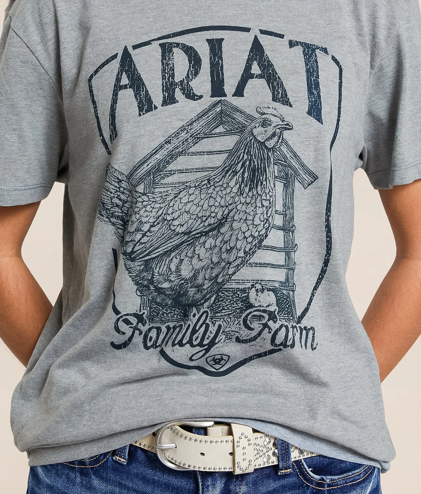 Tops | Ariat Family Farm T-Shirt Ice Berg