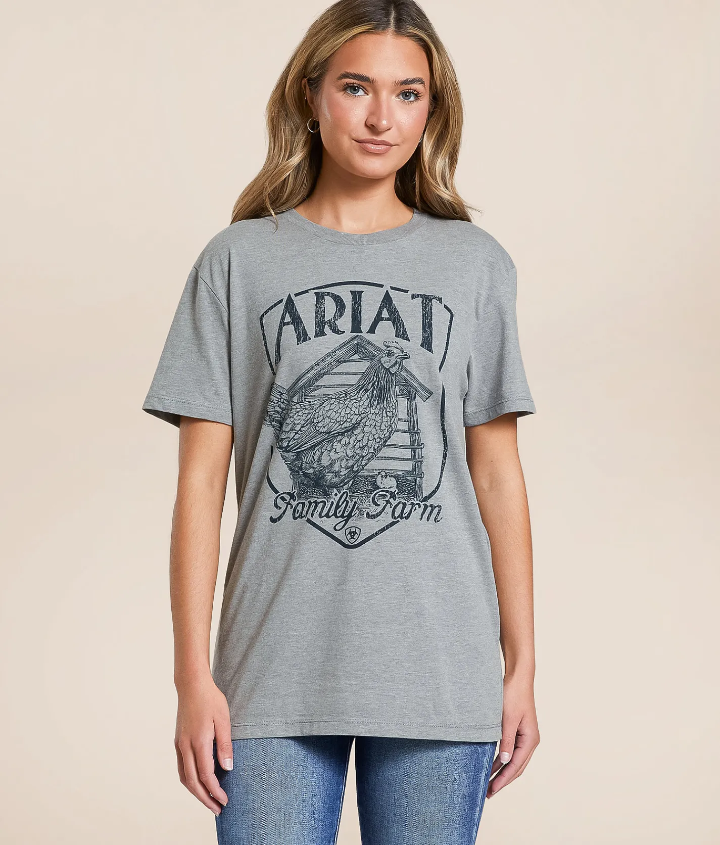 Tops | Ariat Family Farm T-Shirt Ice Berg