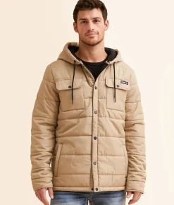 Coats & Jackets | Hurley Fanes Hooded Jacket Khaki