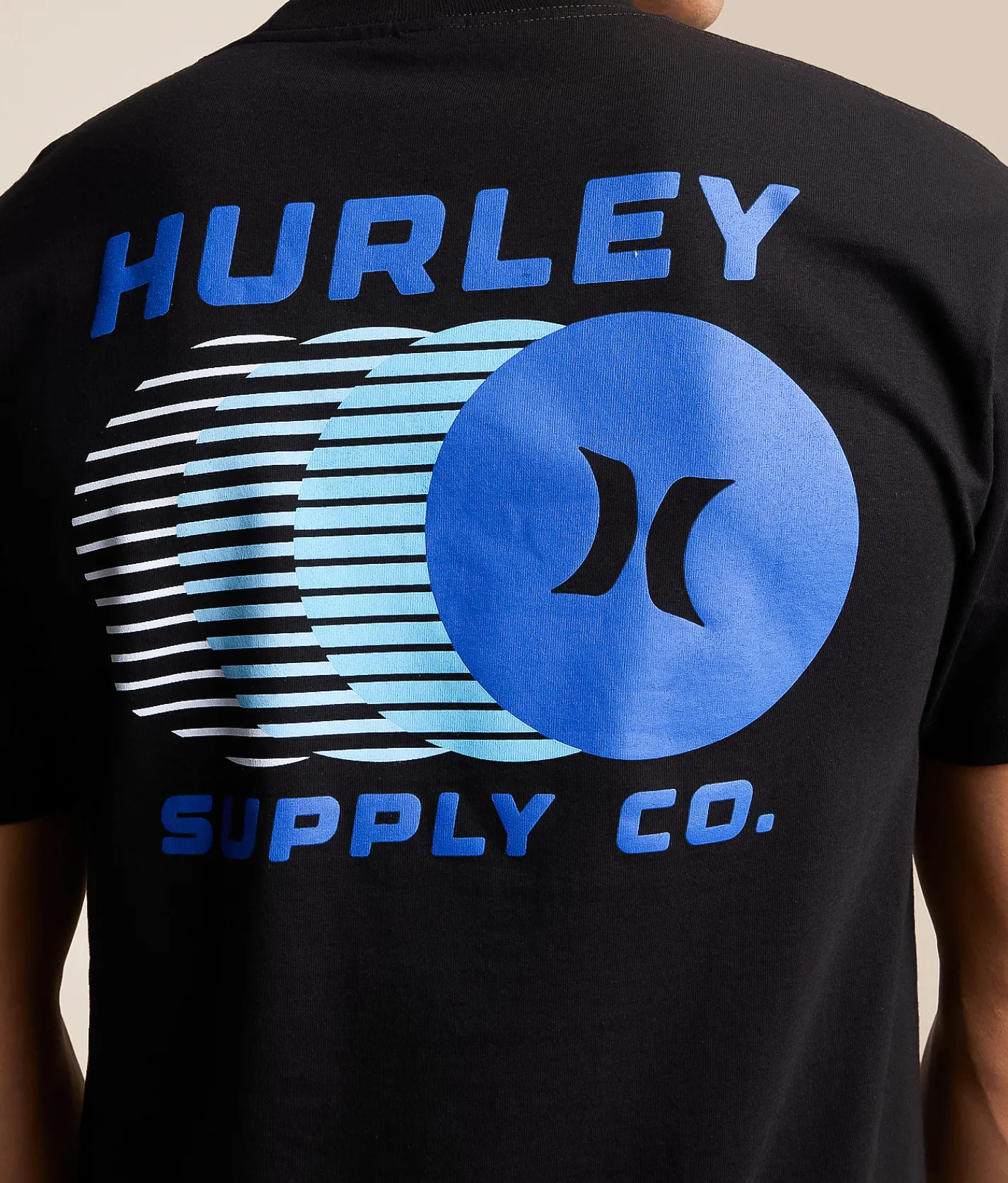 Tops|Graphic T-Shirts | Hurley Fast Circles T-Shirt Black