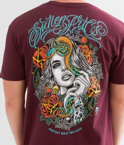 Sullen Fatal Beauty T-Shirt Tawny Port Online