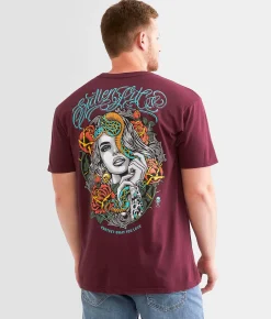 Sullen Fatal Beauty T-Shirt Tawny Port Online