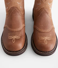Ariat Fatbaby Heritage Dapper Leather Western Boot Wicker Walnut New