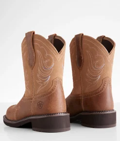 Ariat Fatbaby Heritage Dapper Leather Western Boot Wicker Walnut New