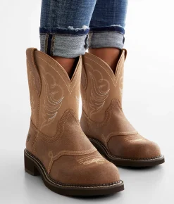 Ariat Fatbaby Heritage Dapper Leather Western Boot Wicker Walnut New