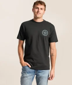 Salty Crew Fathom T-Shirt Vintage Black Outlet