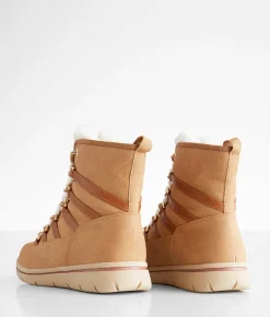 London Rag Faux Fur Ankle Boot Brown New